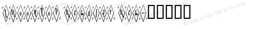 1HoonTop Regular Reg字体转换